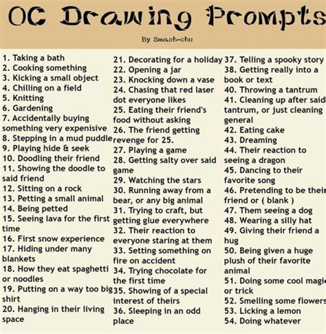 Drawing Prompts 1-3 | Art Amino