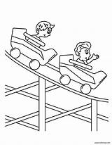 roller Coaster Coloring Pages ᗎ Printable Painting Template sketch template