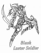 Coloriages Soldat Lustre Noir  Yu Gi Oh Des sketch template