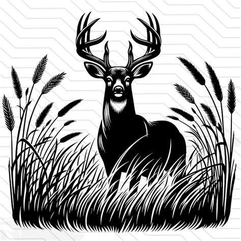 10 Point Buck Svg Whitetail Deer Svg Big Buck Svg American Hunting Svg Deer Hunting Svg Deer ...