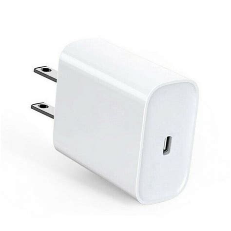 USB C / Type C House Wall Charger 20W Fast Power Delivery (White)