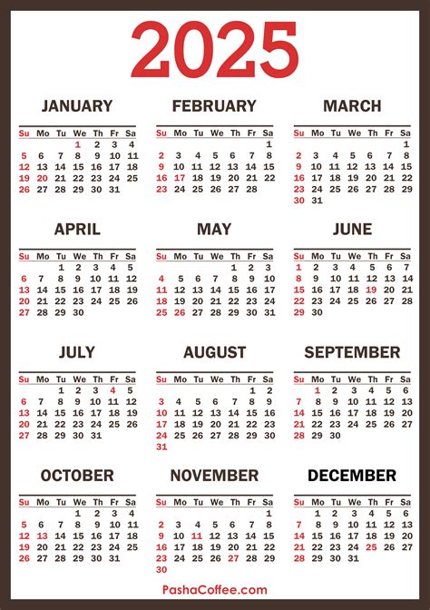 2025 2025 Calendar With Holidays Printable - Carolyn Nash