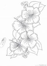 Small Flower Coloring Pages sketch template