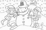 Winter Coloring Pages – Printable FREE sketch template