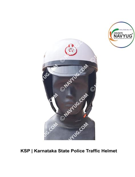 Buy KSP | Karnataka State Police Traffic Helmet | Chughs Navyug