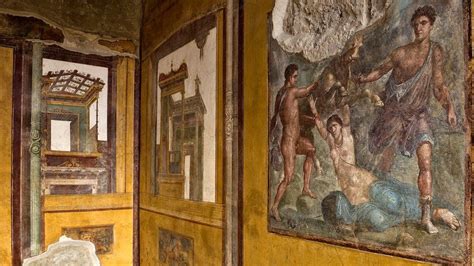 House of the Vettii: Pompeii home owned by former slaves reopens - BBC News