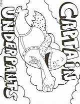 Captain Underpants Coloring Pages sketch template