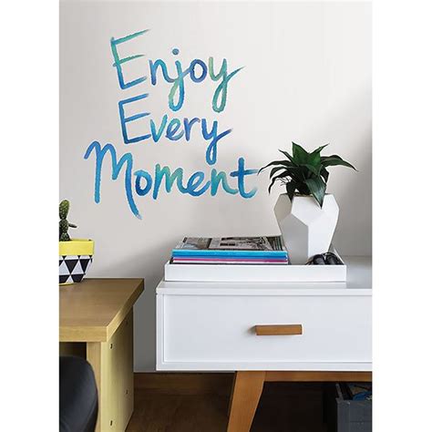 WPQ2134 - Enjoy Every Moment Wall Quote- by WallPops