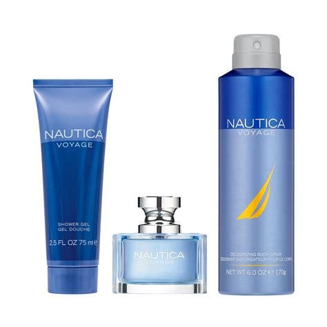 Nautica Voyage Aftershave, Cologne Spray & Body Spray Holiday Gift Set ($30 Value) - Walmart.com ...