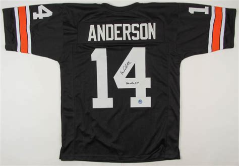 Ken Anderson Signed Jersey Inscribed "1981 NFL MVP" (Pro Player ...