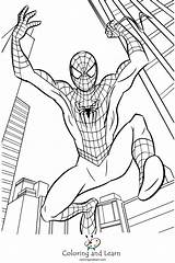 Spiderman Coloring Pages 2023  And Learn sketch template