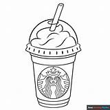 Starbucks Frappuccino Coloring Pages Free Printable  sketch template