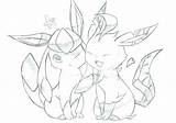 Leafeon Coloring Sheet Pages sketch template