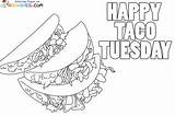 Taco Coloring Pages sketch template