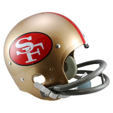 Riddell NFL San Francisco 49ers 1964-1988 Throwback Rep TK Suspension Full Size Football Helmet