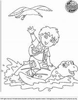Go Diego Coloring Picture  Nation sketch template