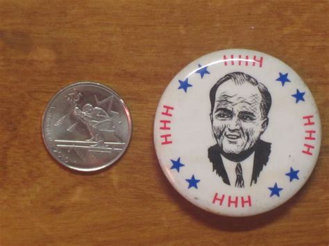 1968 Hubert Humphrey Election Button – Bill’s Political Shoppe