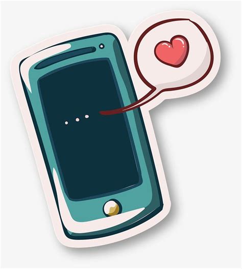Cartoon Mobile Phone Sticker | Mobile phone stickers, Mobile phone design, Phone design