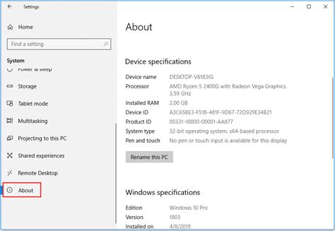 Check windows 10 version 2021