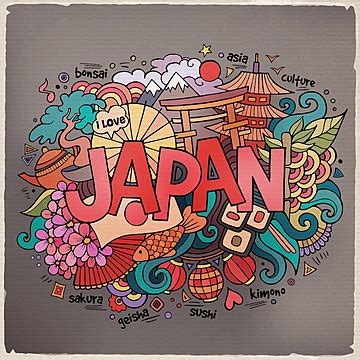 Japan Hand Lettering And Doodles Elements Background Lamp Sketch Background Vector, Lamp, Sketch ...