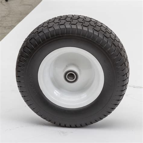 Lapp Wheels, 16 inch, 16x6.50-8, Flat Free Wheel with Turf Tread - Lapp Wagons