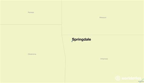 Where is Springdale, AR? / Springdale, Arkansas Map - WorldAtlas.com