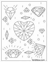 Free DIAMONDS Coloring Pages & Book For Download Printable PDF  VerbNow sketch template