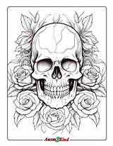 Totenkopf Ausmalbilder Malvorlagen Sketch Coloring Page sketch template