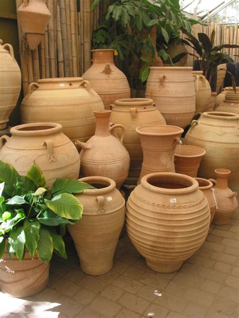 We have a large variety of Greek terracotta pots and jars perfect for any sized garden. | Large ...