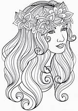 Coloring Pages For Women sketch template