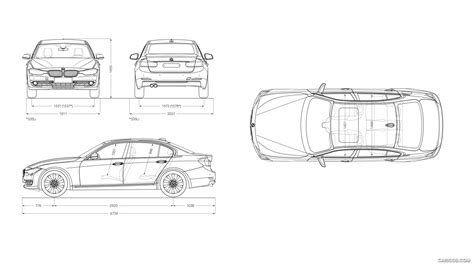 2013 BMW 3-Series Li Long Wheelbase Dimensions