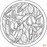 Italian Food  Pasta coloring Page Free Printable Coloring Pages sketch template