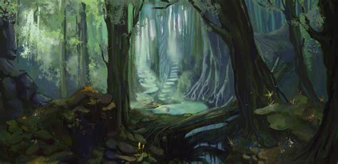 Mystical forest :: Behance