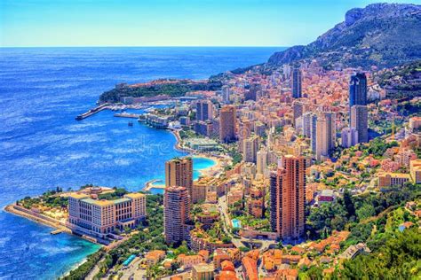 Monaco, Monte I Carlo -, Cote D ` Azur, Europa Obraz Editorial - Obraz ...