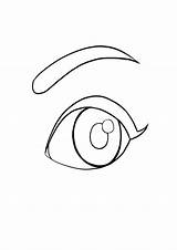 Eye Coloring Pages  Free Printable For Kids sketch template