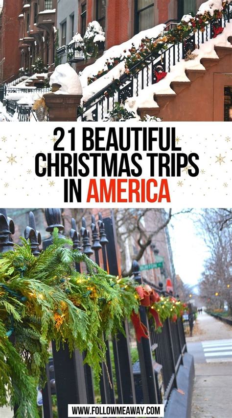 21 festive vacation destinations for christmas in the usa – Artofit