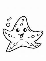 Print 25  Free Starfish Coloring Pages For Kids ⭐🐟 sketch template
