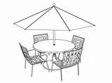 Outdoor Patio Furniture Set Coloring Page  Wecoloringpagecom sketch template