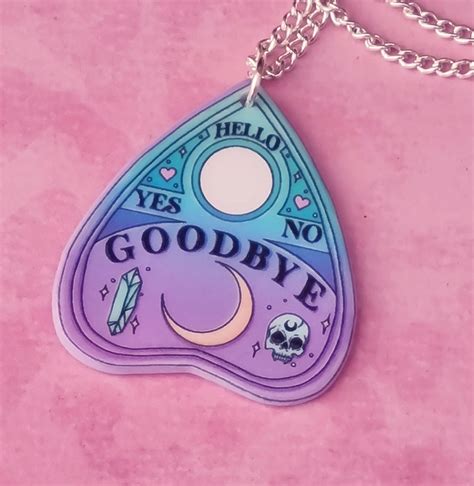 Pastel Ouija Planchette Necklace – Biohazard Candy