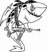 Shark Coloring Pages  Free Printable For Kids sketch template