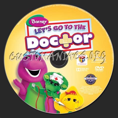 Barney Let's Go To The Doctor dvd label - DVD Covers & Labels by ...