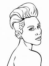 Miley Cyrus coloring Pages sketch template
