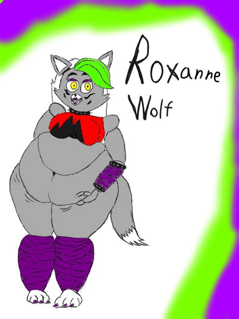 Fat Roxanne Wolf by NonnyTheThot123 on DeviantArt