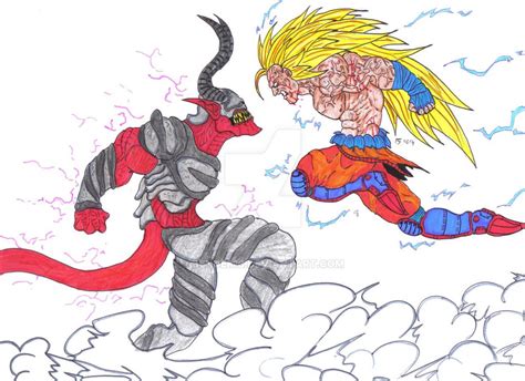 Goku Vs Janemba by Bender18 on DeviantArt