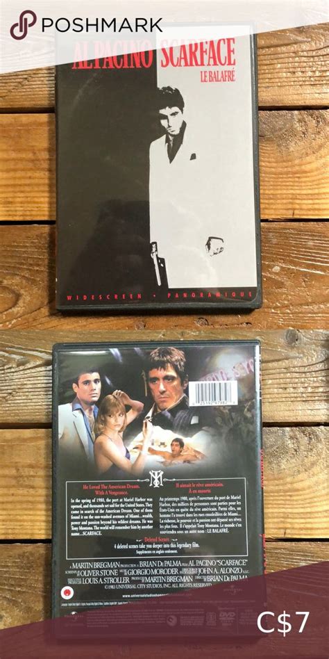 Scarface DVD 📀 Scarface, Dvd, American, List, Book Cover, Books, Check ...