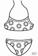 Girl Swimsuit coloring page  Free Printable Coloring Pages sketch template