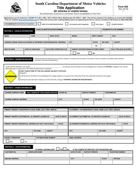 Dmv Printable Forms