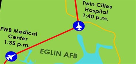 96th Test Wing fighters to fly over county hospitals [ROUTE MAP] | Niceville.com