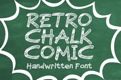 Retro Chalk Comic Font Download Free - Handwritten Fonts
