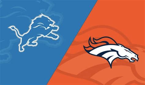 Detroit Lions vs. Denver Broncos point spread released - Detroit Sports Nation